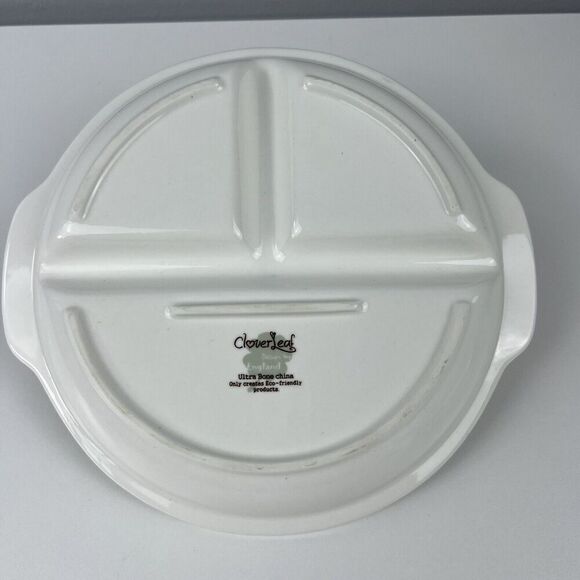 Cloverleaf Designed by England Ultra Bone China Eco Friendly Toddler Boy Plate - Picture 5 of 7